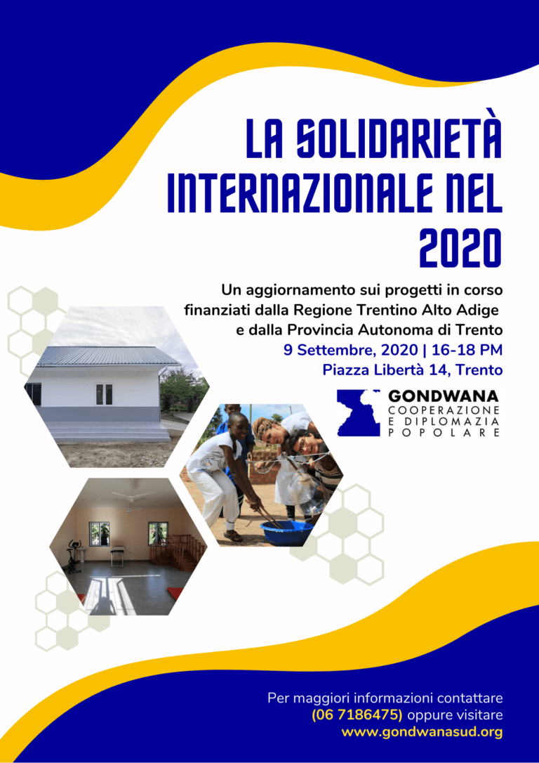 La solidarietà internazionale nel 2020